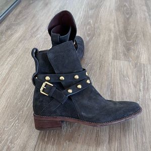 See by Chloe Dark Brown Suede Booties